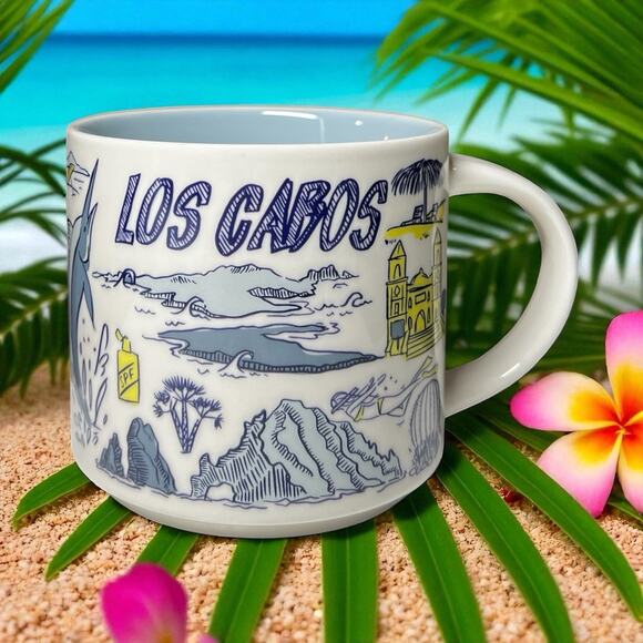 Starbucks 2020 LOS CABOS Mexico Been There Series BTS 14oz Coffee Mug EUC - Picture 1 of 8